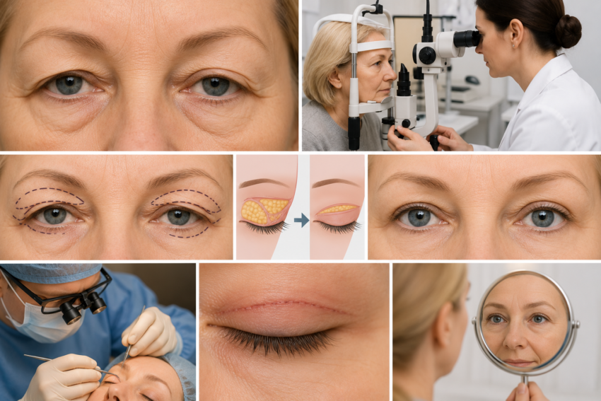 Dermatochalasis kezelése szemészeti szemlélettel